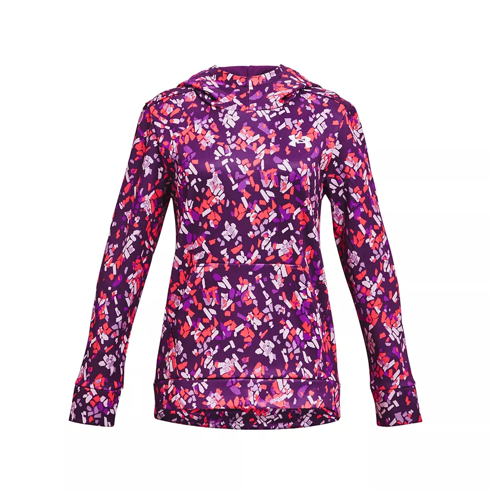 Girls 7-16 Under Armour Printed Fleece Hoodie 3 Girls 7-16 Under Armour Printed Fleece Hoodie
